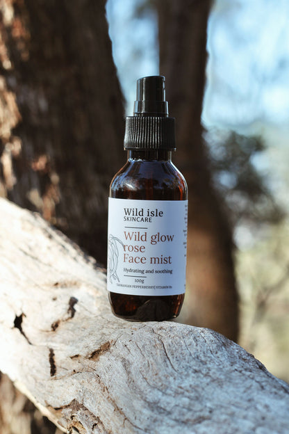wild glow rose face mist tasmanian made skincare