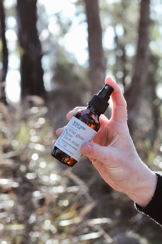 wild glow rose face mist wild isle